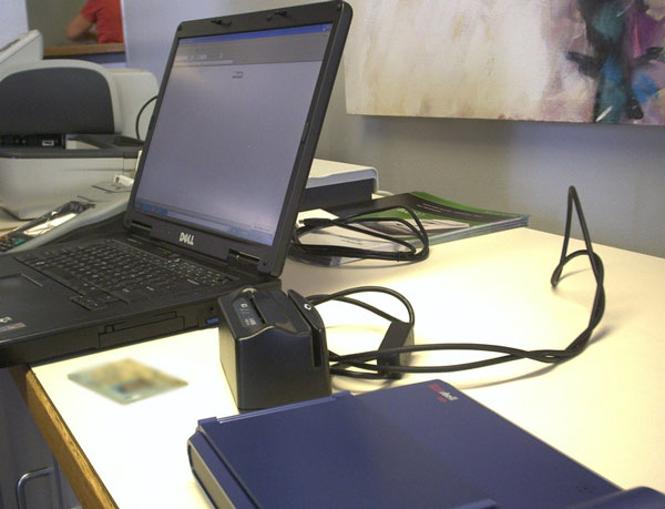 Company shows off device that will scan driver licenses