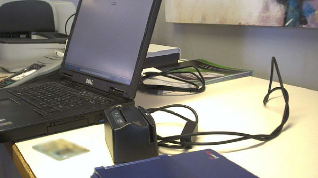 Company shows off device that will scan driver licenses