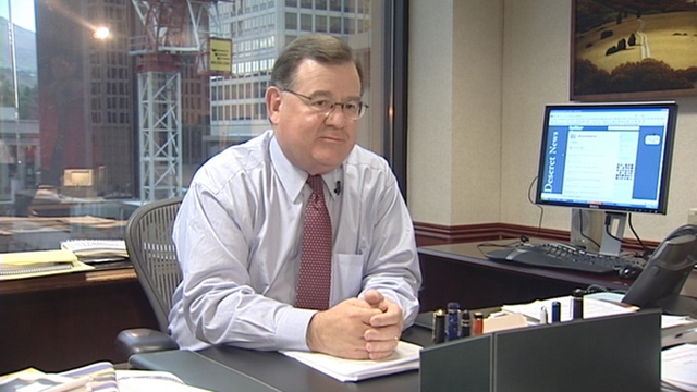 Editor of the Deseret News Joe Cannon