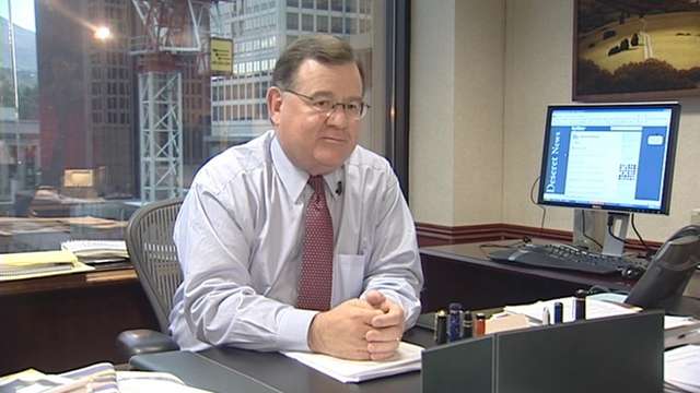 Editor of the Deseret News Joe Cannon