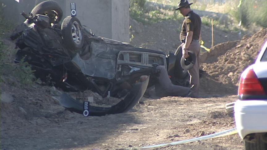 Construction Crew Discovers Body, Mangled Car