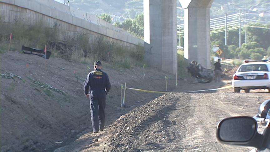 Construction Crew Discovers Body, Mangled Car