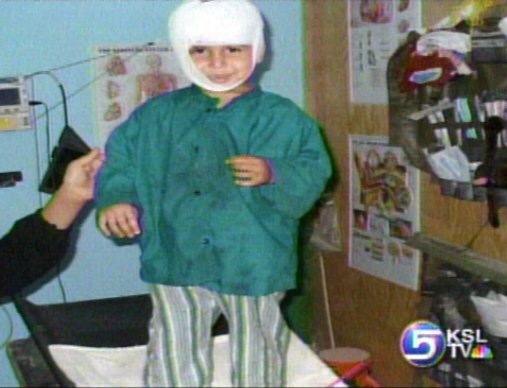 Soldiers Helping Iraqi Children with Burns