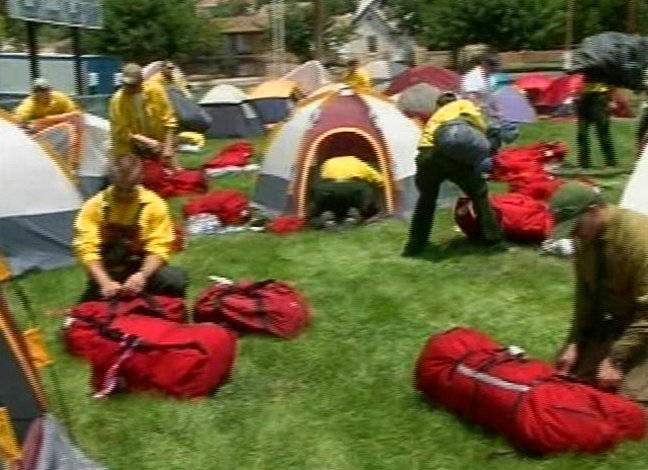 Mother Nature Offers Firefighters a Break