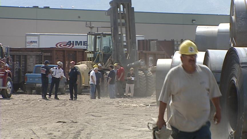 Industrial Accident Injures Woman