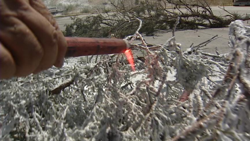 Gel Absorbs Water to Aid Firefighters