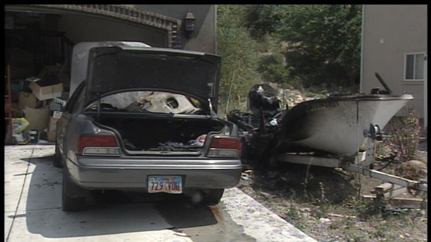 Garage Door Helps Save Home from Fire