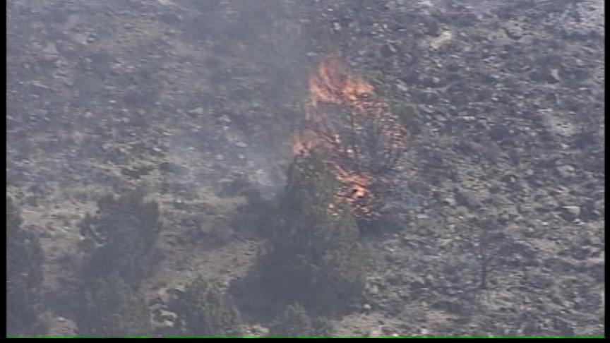 Wildfire Burning Above Herriman