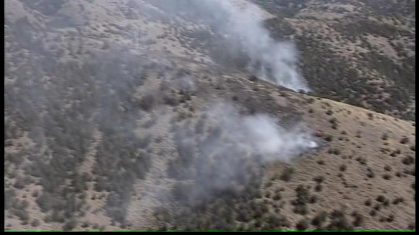 Wildfire Burning Above Herriman