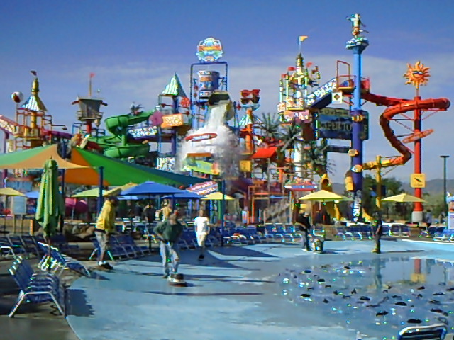 Rain doesn't stop water park from opening 