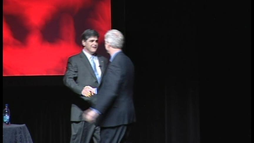 Rocky Debates Talk Show Host Hannity