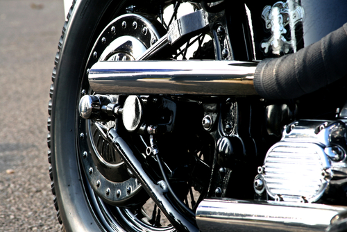 Motocyclist breaks both legs in crash with SUV