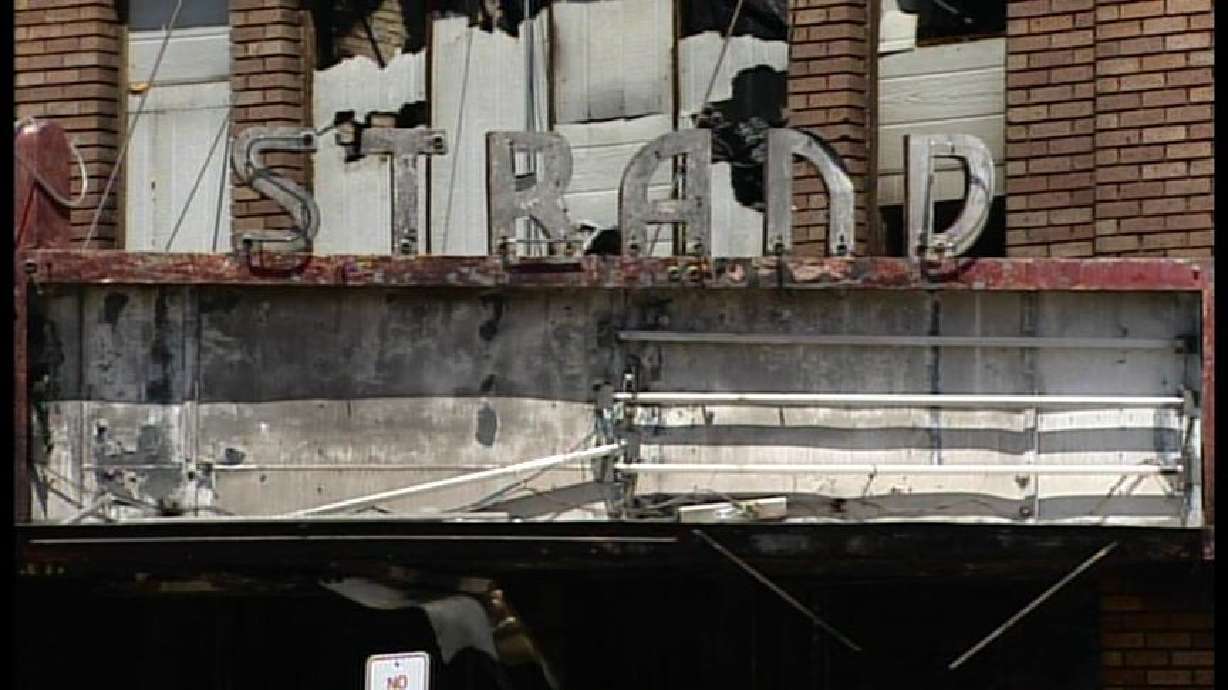 Historic Theater in Evanston, Wyo. Destroyed by Fire