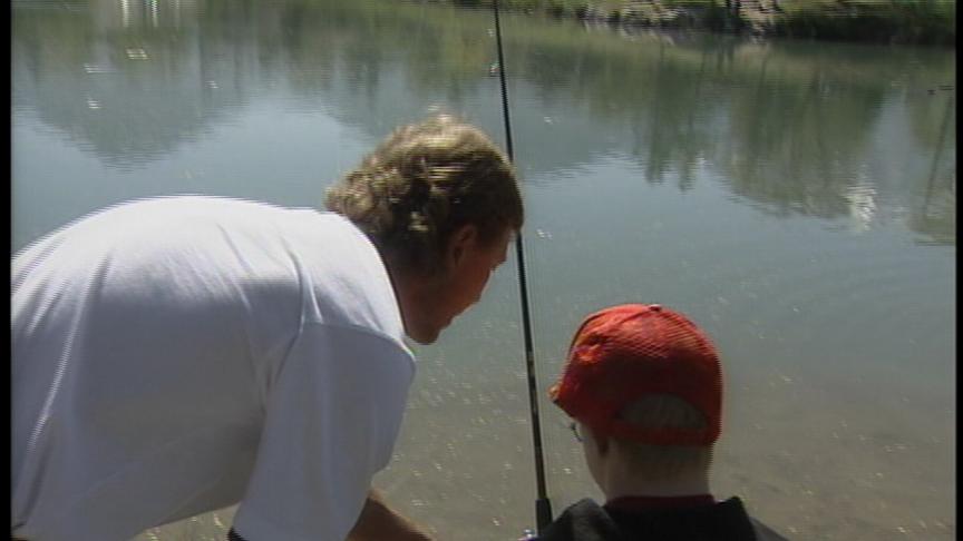 Nine Hundred Special Needs Kids Fish Salem Pond