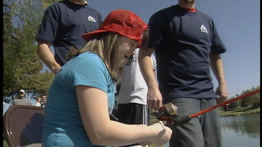 Nine Hundred Special Needs Kids Fish Salem Pond