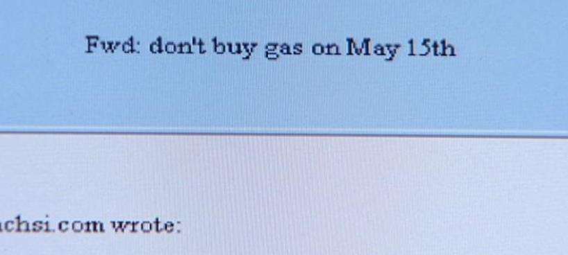 Some People Calling for Gas Boycott on May 15
