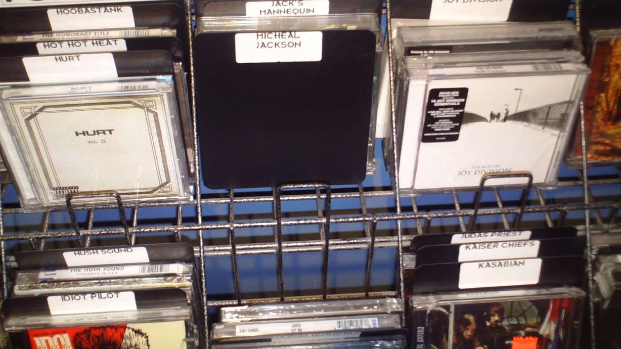 Jackson's music sells out at local stores