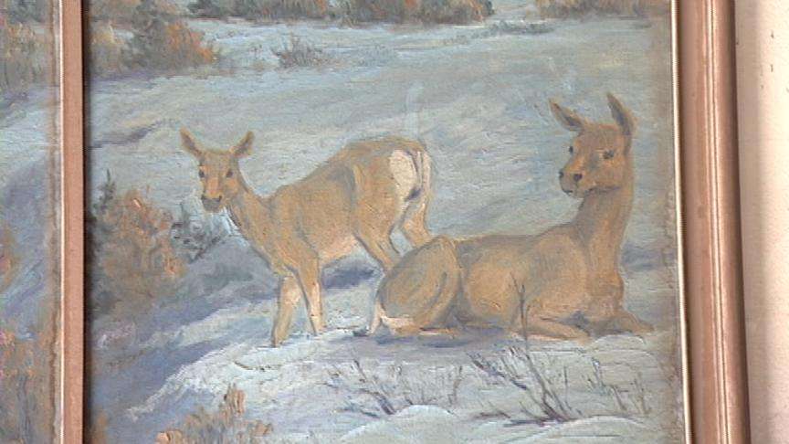 Original Fairbanks Painting Found in U of U Garage
