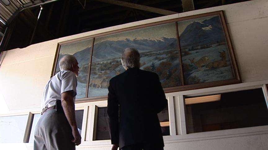 Original Fairbanks Painting Found in U of U Garage