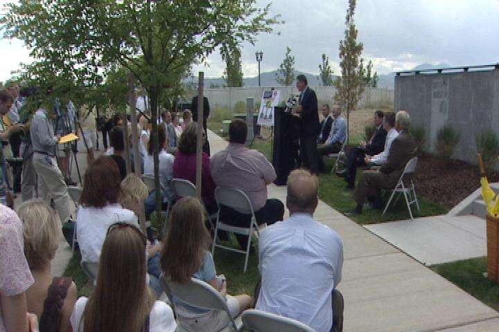 Lt. Gov. Gary Herbert joined with the Utah Housing Corporation Tuesday afternoon to announce the economic results of federally-funded housing grant program.