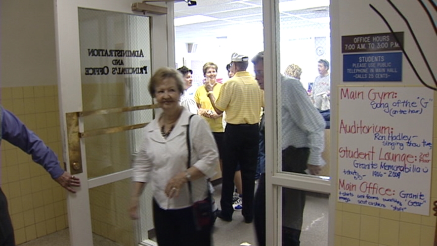 Alumni visit Granite High School for the last time