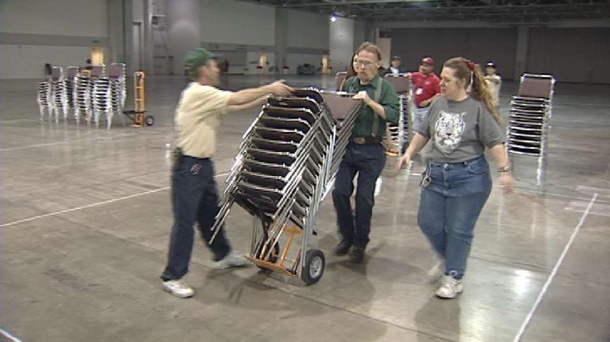 Salt Palace and South Town Expo Center Hold Convention Center Olympics