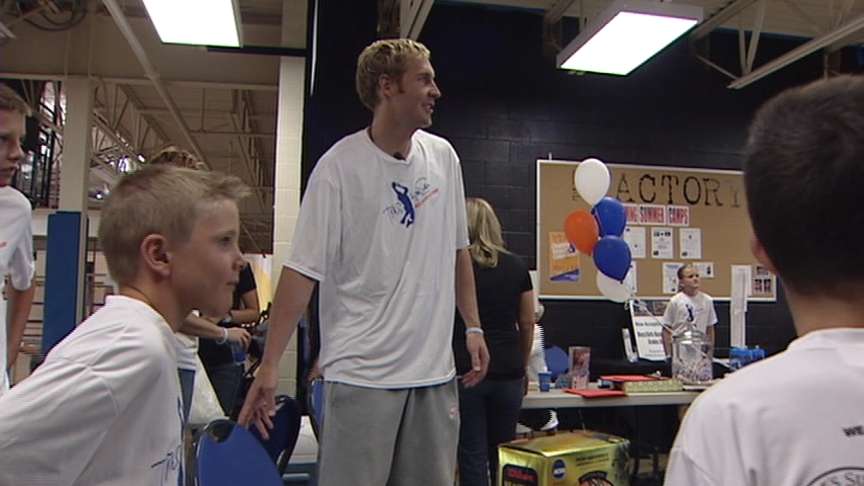 Basketball star builds schools around the world