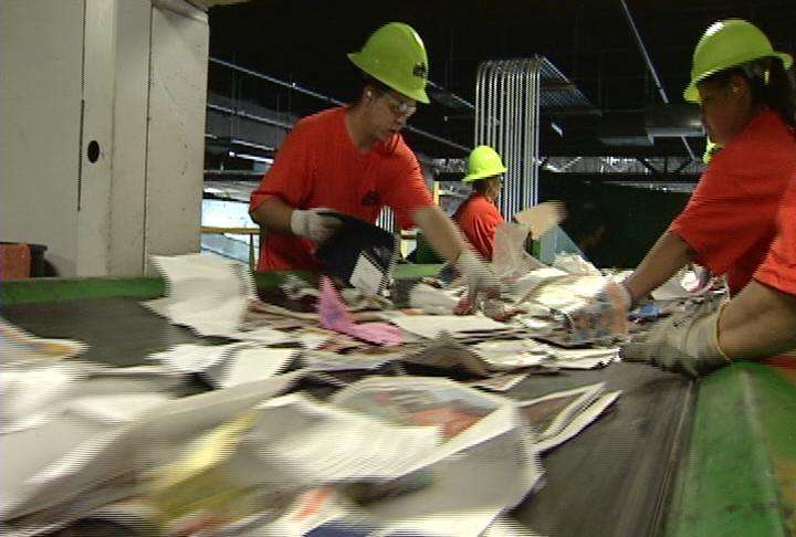 New recycling machine makes the job more efficient