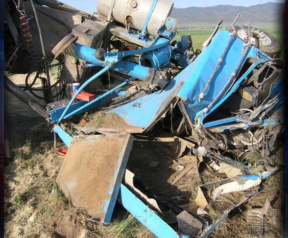 Man Dies After Semi Truck Rolled Down an Embankment