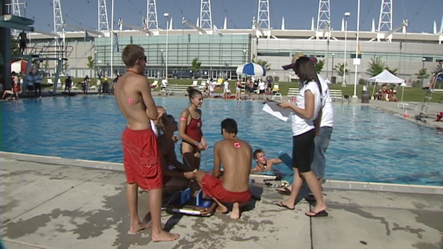 Young lifeguards compete in annual games