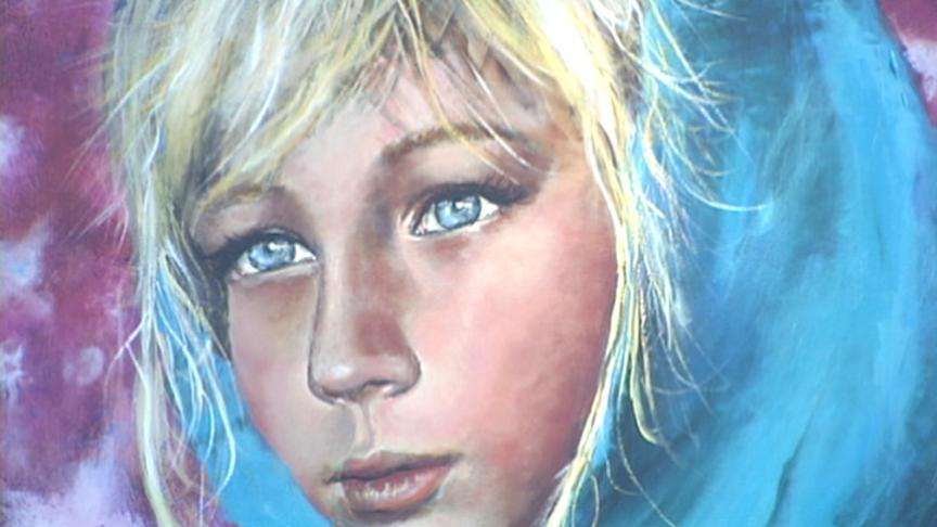 Akiane Kramarik painted this self-portrait at age eight.