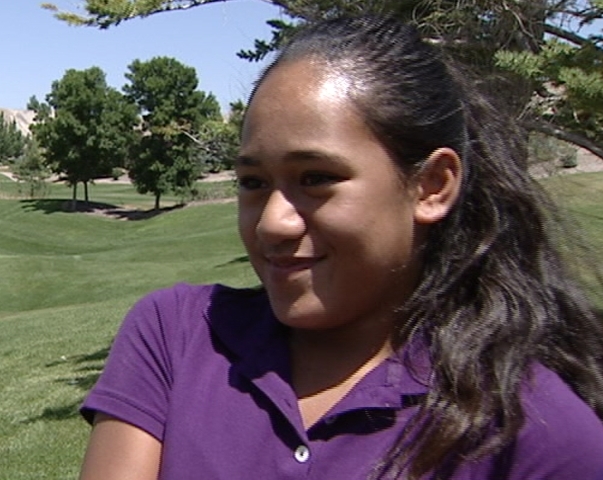 10-year-old Naomi Soifua is playing in her first Utah Women's State Amateur tournament this week.