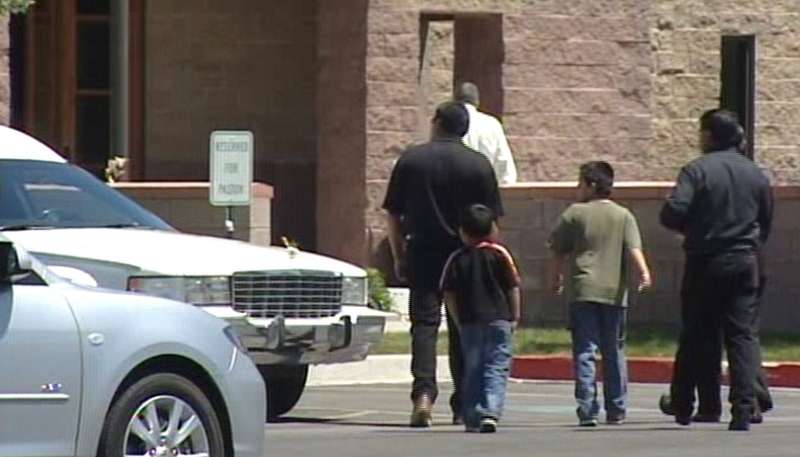 Friends and family say goodbye to Logan landslide victims