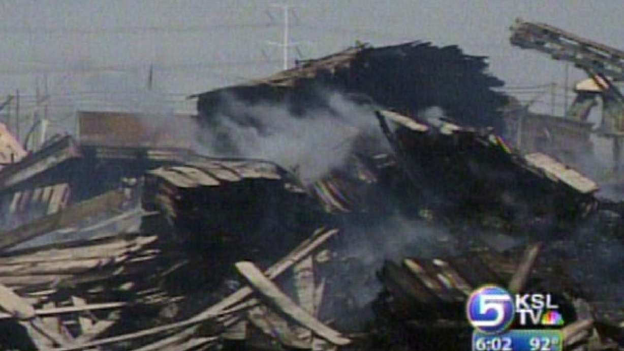 Fire Doesn't Keep Pallet Company Closed