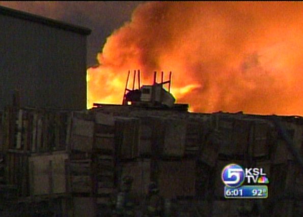 Fire Doesn't Keep Pallet Company Closed