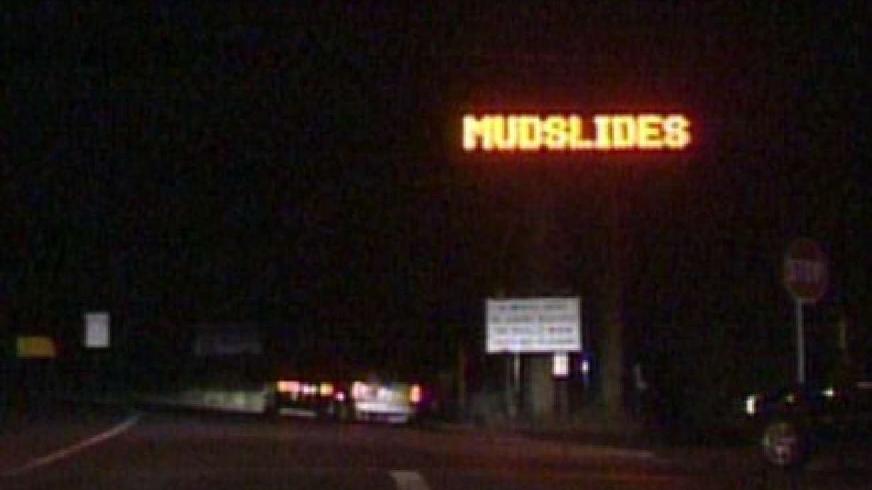 Rain Causes Mudslides in Canyons