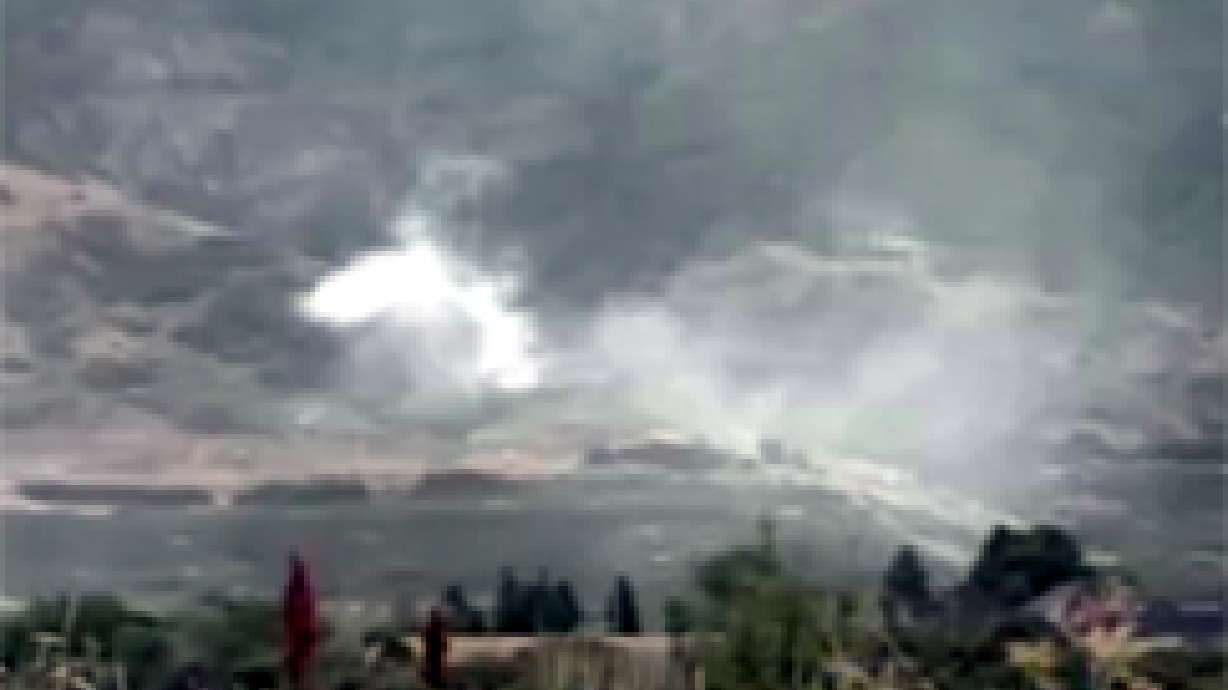 Lightning Likely Caused Fire Burning Near Layton