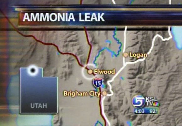 Ammonia Leak Sends Deputy to Hospital