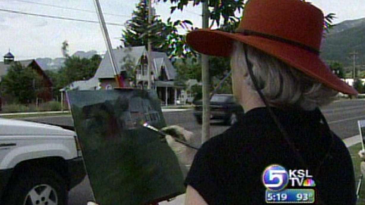 Plein Art Competition in Midway Today