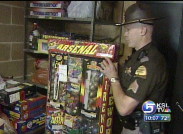 UHP Confiscated Stashes of Illegal Fireworks