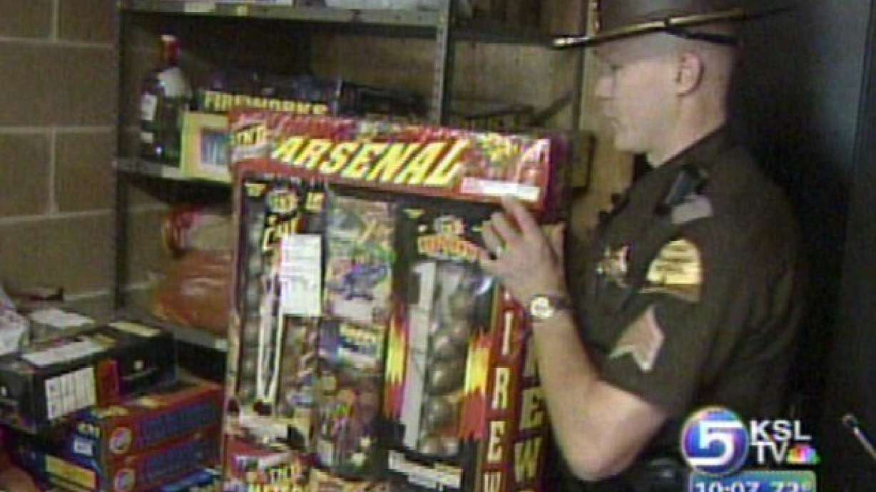 UHP Confiscated Stashes of Illegal Fireworks
