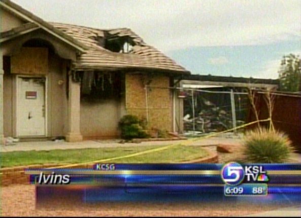 Ivins Home Destroyed by Lightning Strike