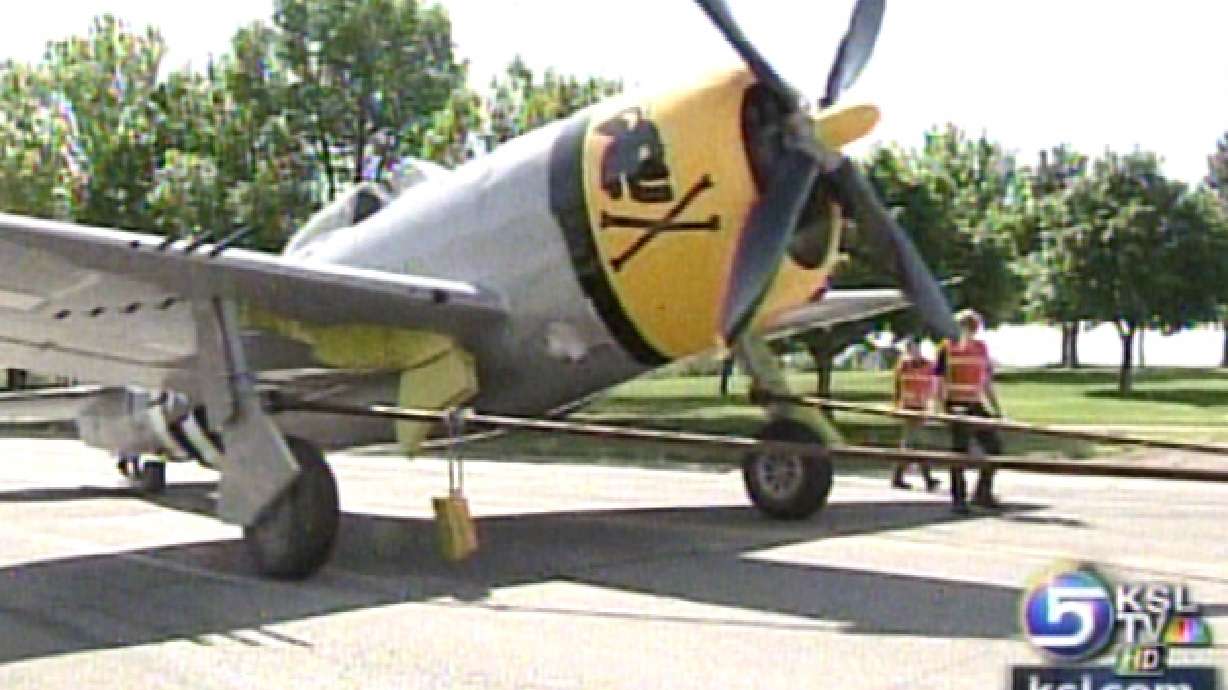 WW II P-47 on Display at Hill Air Force Base