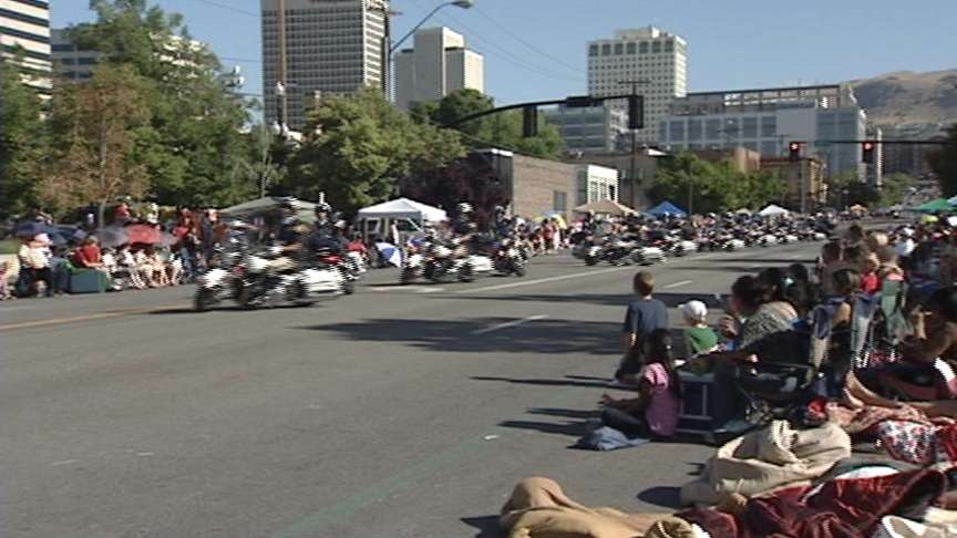 Staying cool and safe while enjoying a parade