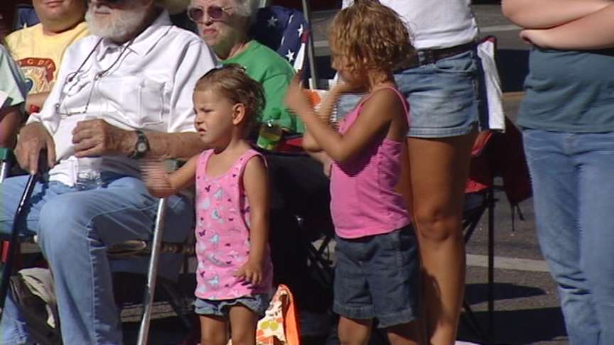Staying cool and safe while enjoying a parade