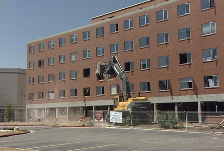 Cottonwood Hospital torn down to make way for new medical campus