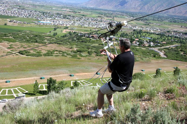 Zip line opens in Spanish Fork