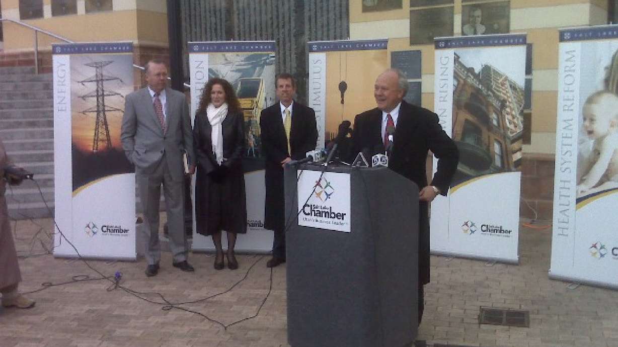 Chamber president will not run for gov.