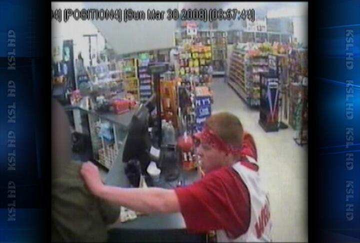 March 2008 surveillance video of Maverik robbery.