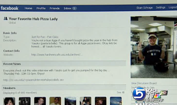 USU's pizza lady wins a High 5